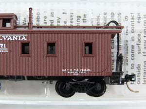 N Scale Micro-Trains MTL 50020 PRR Pennsylvania 34' Wood-Sheathed Caboose RTR