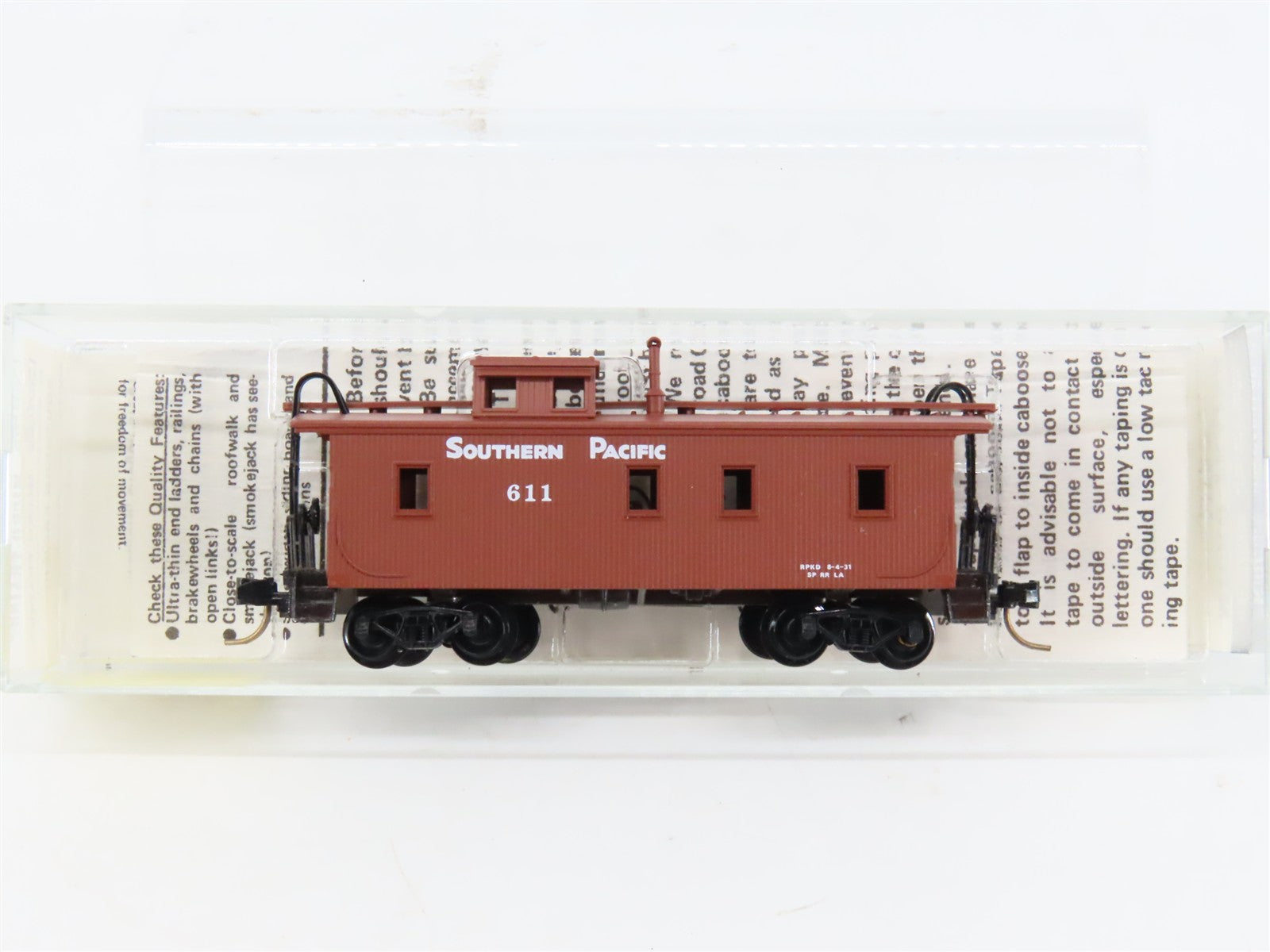 N Scale Micro-Trains MTL 50070 SP Southern Pacific 34' Wood-Sheathed Caboose RTR