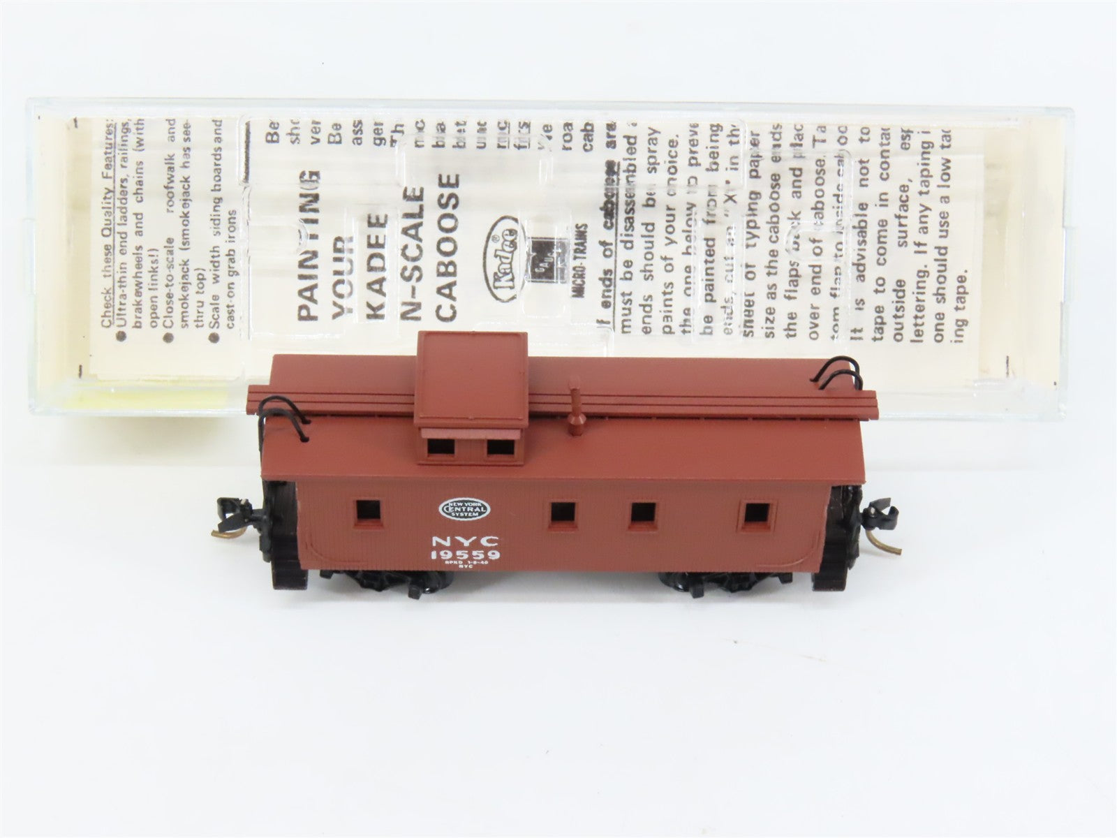 N Scale Micro-Trains MTL 50060 New York Central 34' Wood Sheathed Caboose RTR