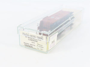 N Scale Micro-Trains MTL 50060 New York Central 34' Wood Sheathed Caboose RTR