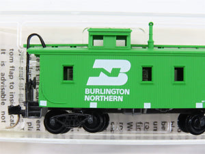 N Scale Micro-Trains MTL 50050 Burlington Northern 34' Wood-Sheathed Caboose RTR