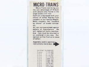 N Scale Micro-Trains MTL 50050 Burlington Northern 34' Wood-Sheathed Caboose RTR