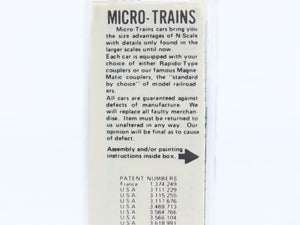 N Scale Micro-Trains MTL 50050 Burlington Northern 34' Wood Sheathed Caboose RTR