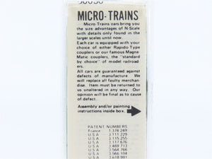 N Scale Micro-Trains MTL 50050 Burlington Northern 34' Wood Sheathed Caboose RTR