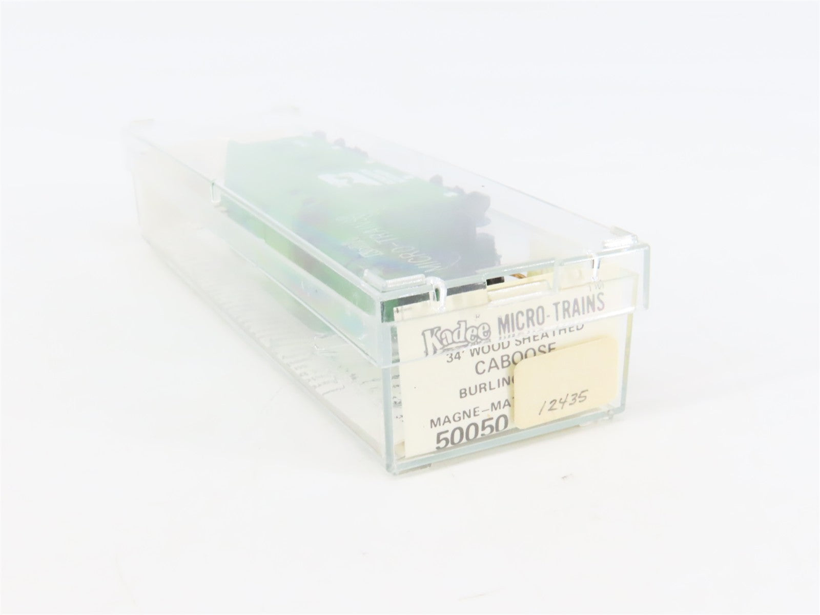N Scale Micro-Trains MTL 50050 Burlington Northern 34' Wood-Sheathed Caboose RTR