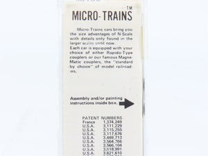 N Scale Micro-Trains MTL 50100 UP Union Pacific 34' Wood-Sheathed Caboose RTR