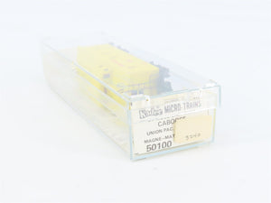 N Scale Micro-Trains MTL 50100 UP Union Pacific 34' Wood-Sheathed Caboose RTR