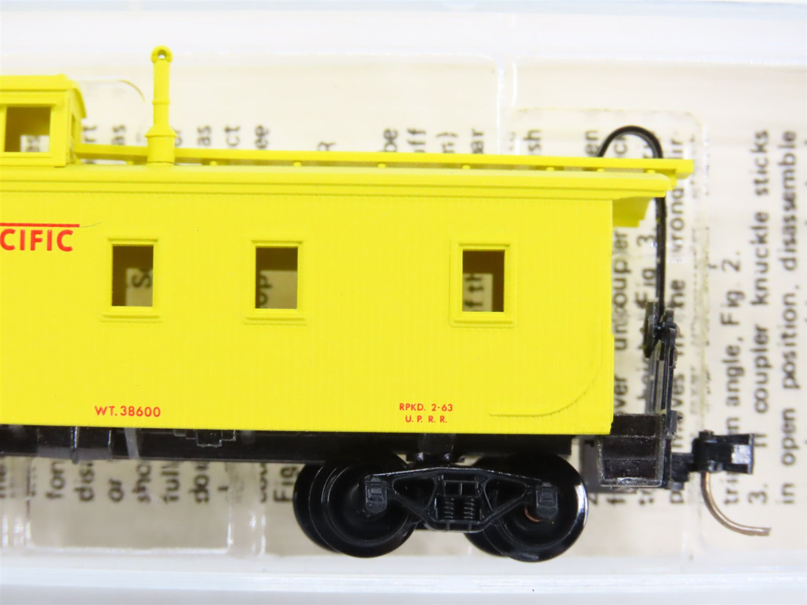 N Scale Micro-Trains MTL 50100 UP Union Pacific 34' Wood Sheathed Caboose RTR