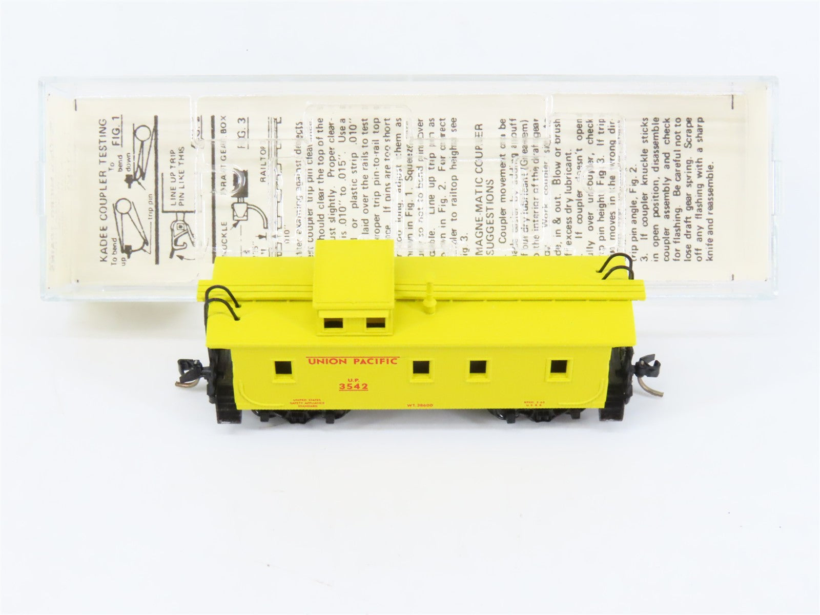 N Scale Micro-Trains MTL 50100 UP Union Pacific 34' Wood Sheathed Caboose RTR