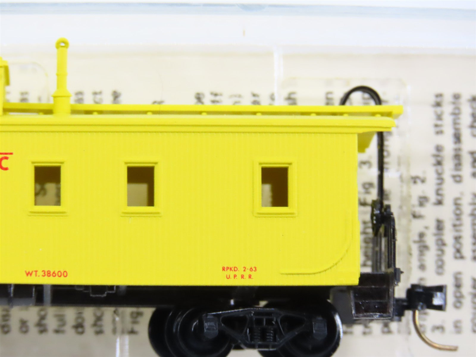 N Scale Micro-Trains MTL 50100 UP Union Pacific 34' Wood Sheathed Caboose RTR