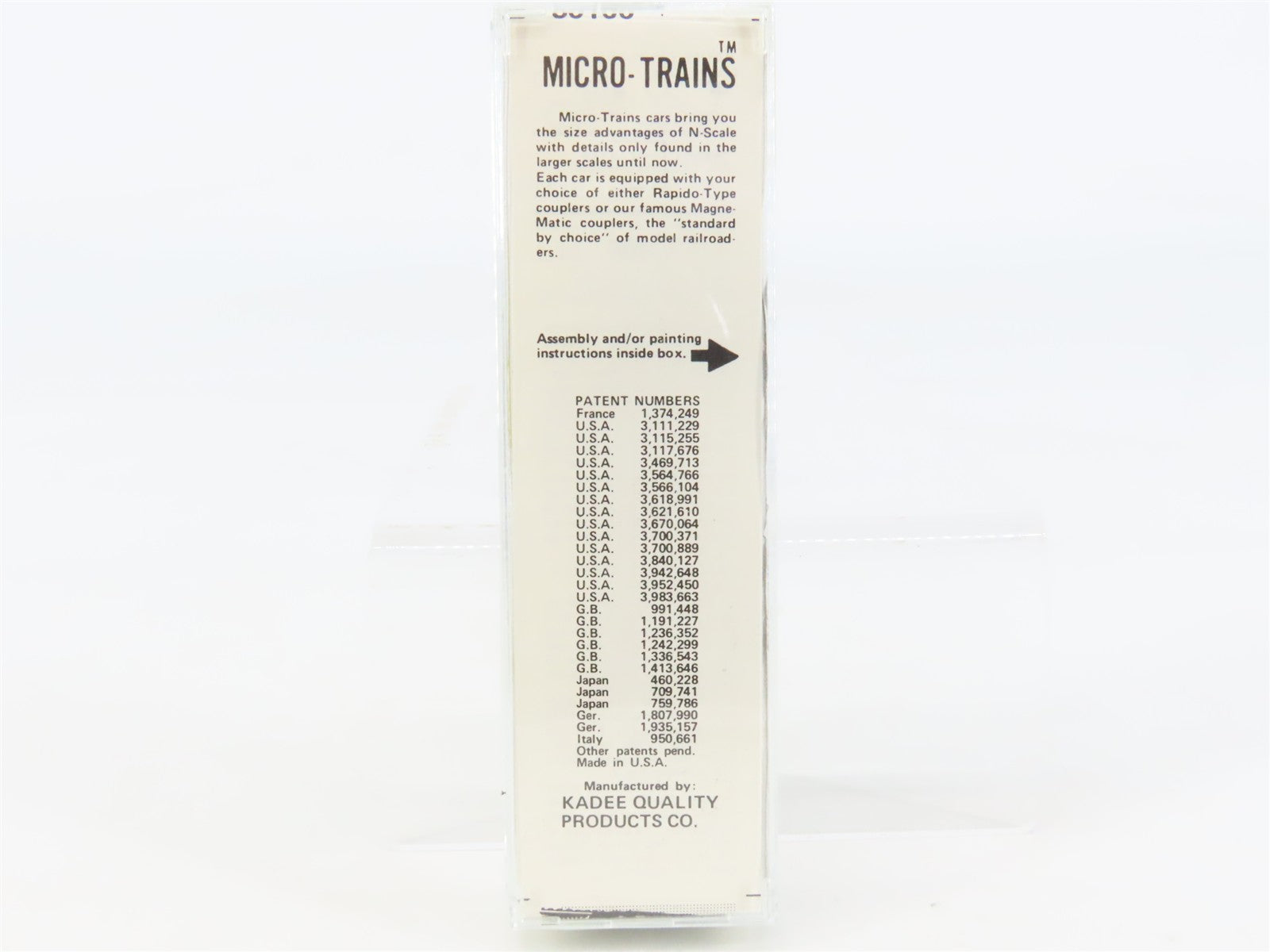N Scale Micro-Trains MTL 50100 UP Union Pacific 34' Wood Sheathed Caboose RTR