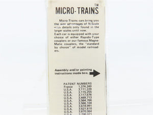 N Scale Micro-Trains MTL 50100 UP Union Pacific 34' Wood Sheathed Caboose RTR