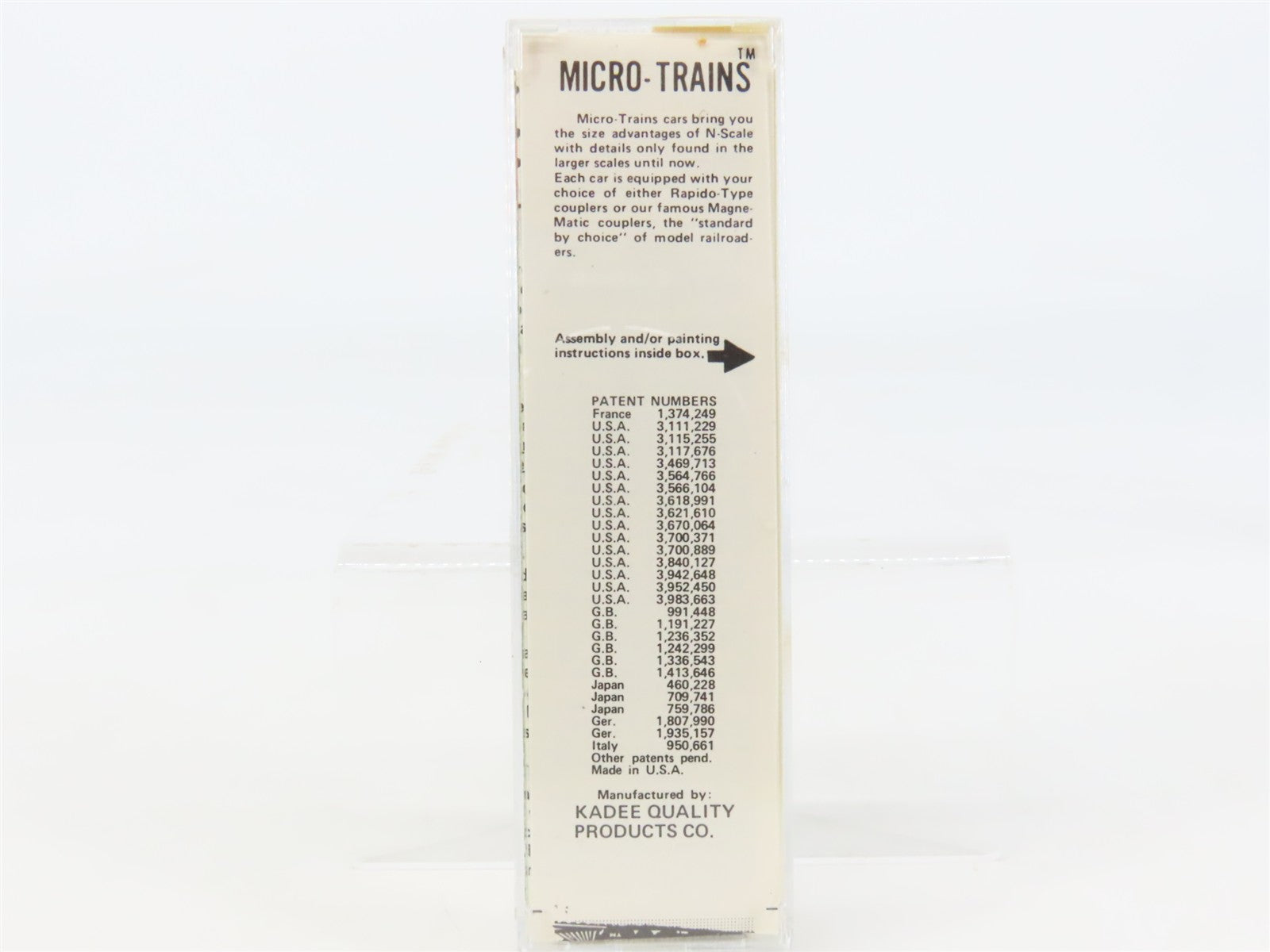 N Scale Micro-Trains MTL 50100 UP Union Pacific 34' Wood Sheathed Caboose RTR