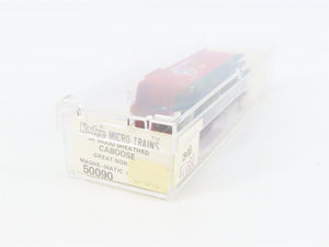 N Scale Micro-Trains MTL 50090 Great Northern 34' Wood Sheathed Caboose X616 RTR