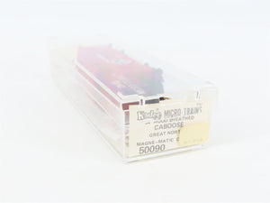 N Scale Micro-Trains MTL 50090 Great Northern 34' Wood Sheathed Caboose X616 RTR
