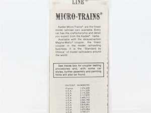 N Scale Micro-Trains MTL 50090 Great Northern 34' Wood-Sheathed Caboose X613 RTR