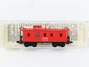N Scale Micro-Trains MTL 50080 Chicago, Burlington & Quincy 34' Caboose RTR
