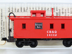 N Scale Micro-Trains MTL 50080 Chicago, Burlington & Quincy 34' Caboose RTR