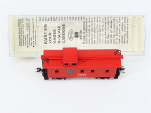 N Scale Micro-Trains MTL 50080 Chicago, Burlington & Quincy 34' Caboose RTR