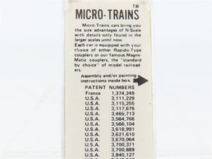 N Scale Micro-Trains MTL 50080 Chicago, Burlington & Quincy 34' Caboose RTR