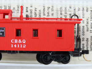 N Scale Micro-Trains MTL 50080 Chicago, Burlington & Quincy 34' Caboose RTR