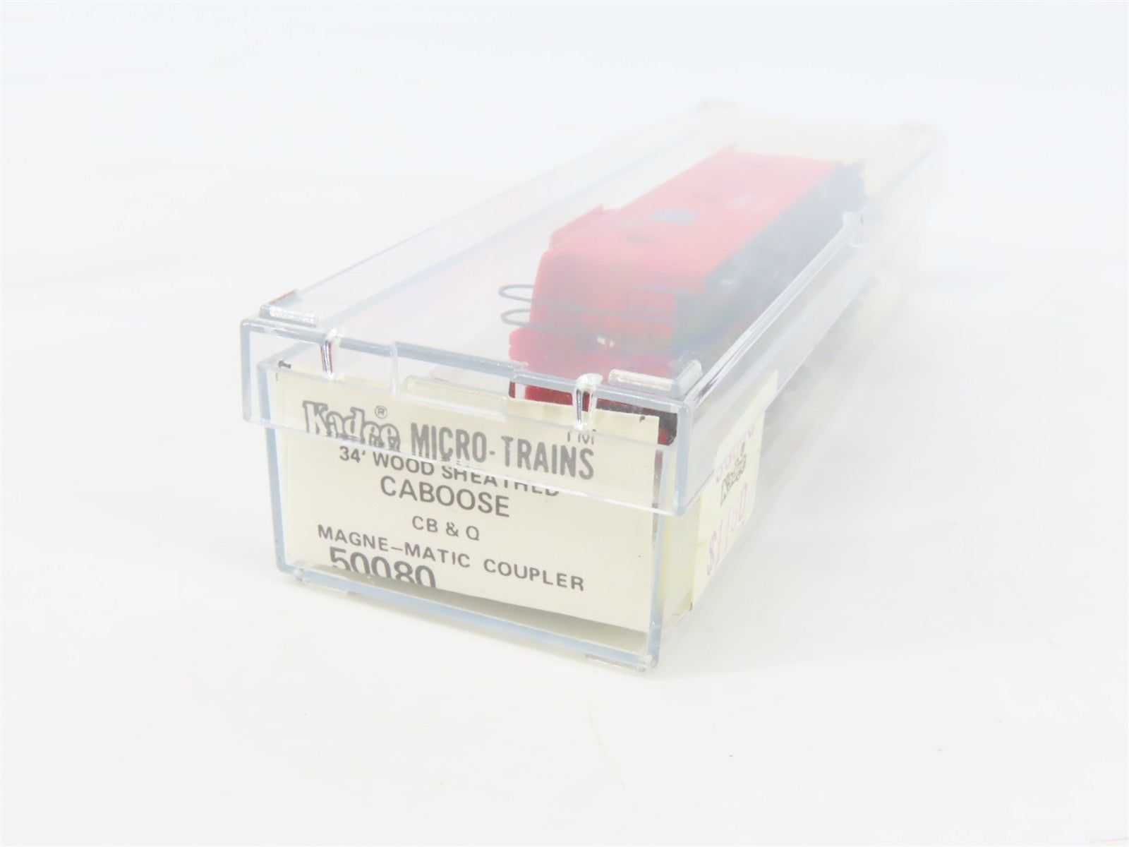 N Scale Micro-Trains MTL 50080 Chicago, Burlington & Quincy 34' Caboose RTR