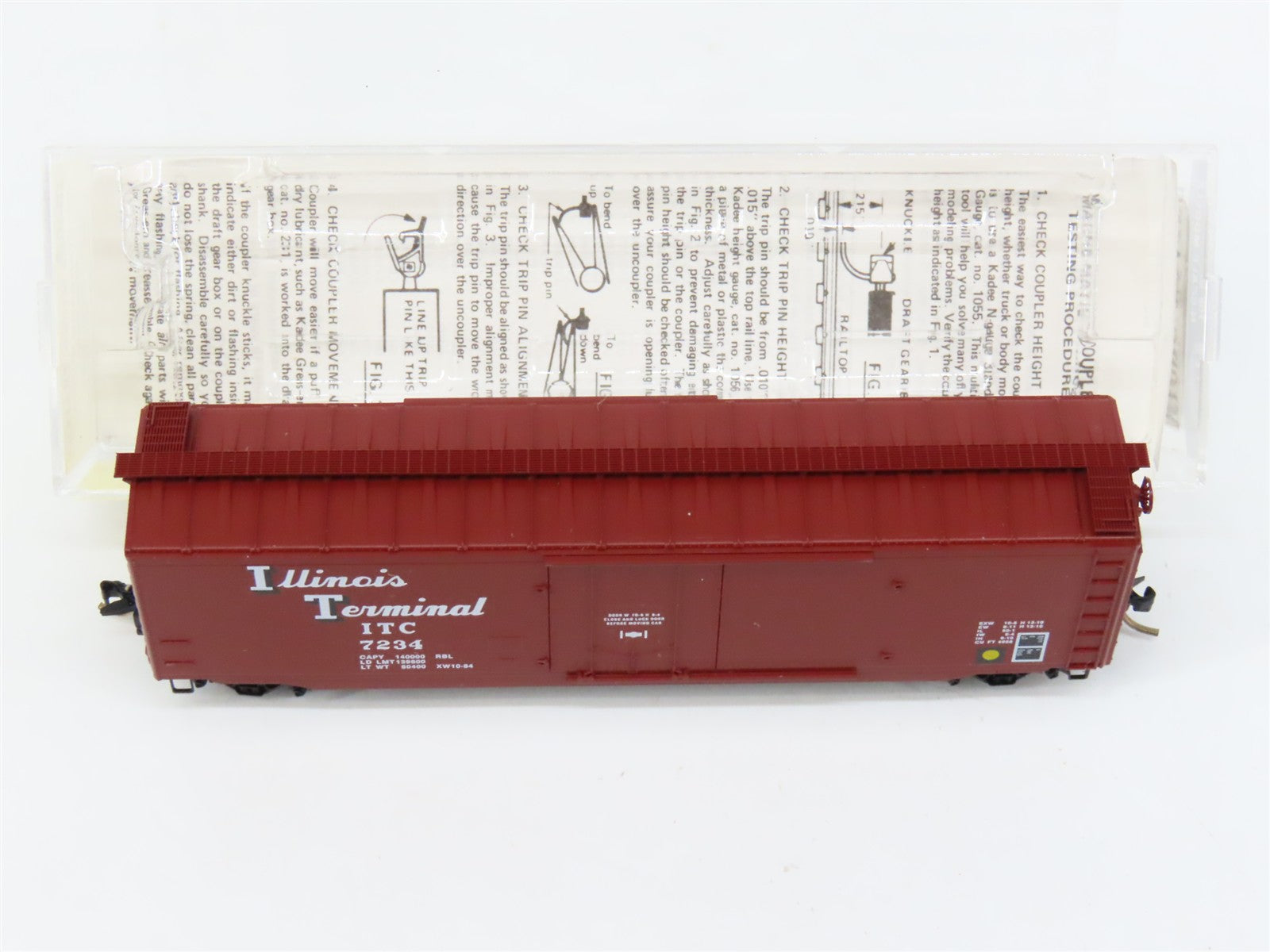 N Scale Micro-Trains MTL 32270 ITC Illinois Terminal 50' Box Car 7234 RTR