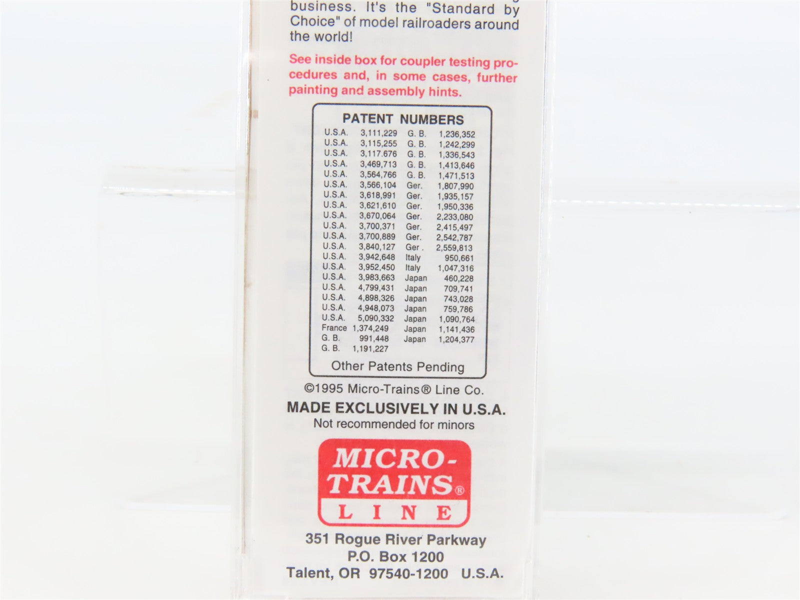 N Scale Micro-Trains MTL 50100 UP Union Pacific 34' Caboose 3245 RTR