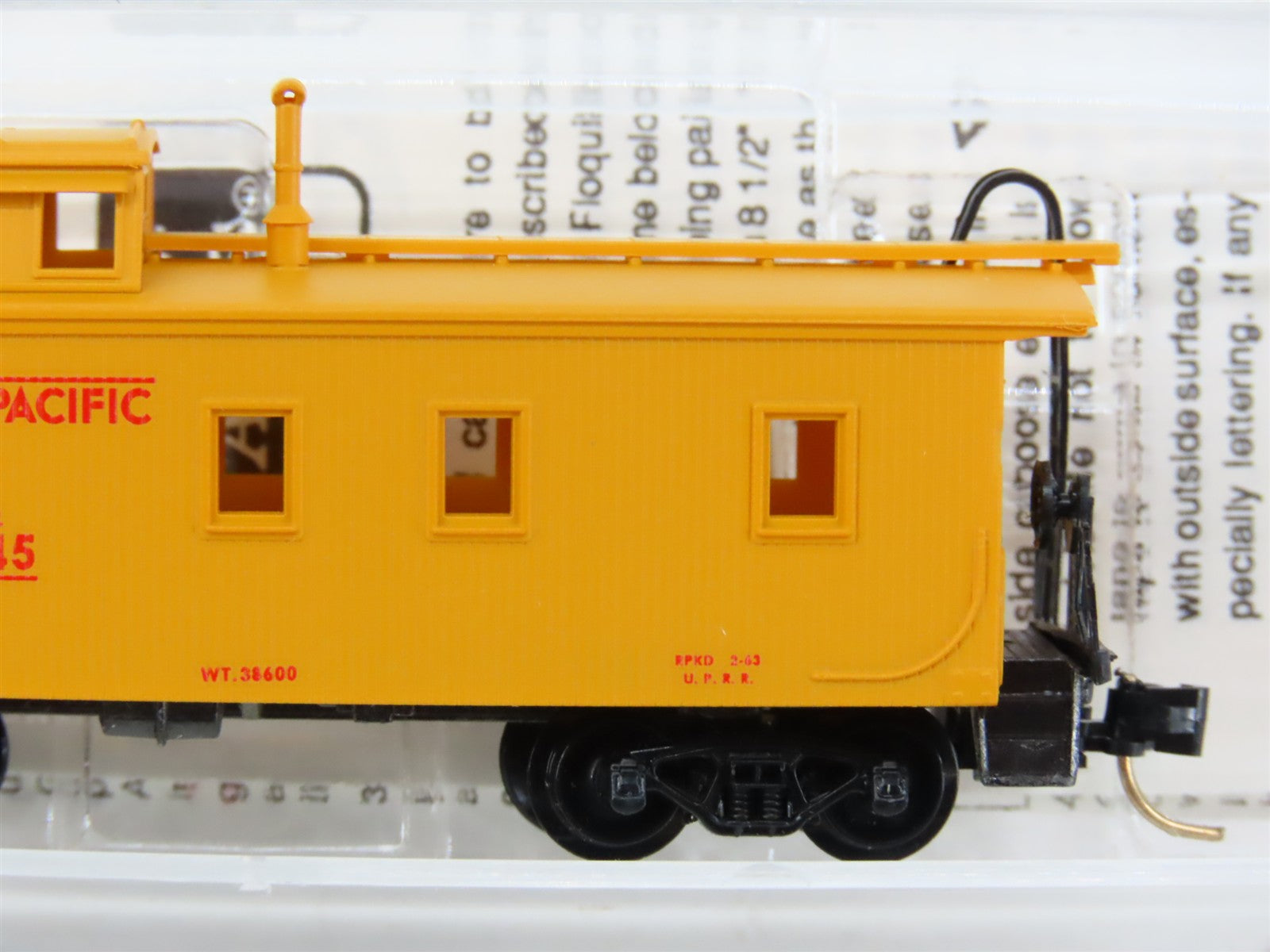 N Scale Micro-Trains MTL 50100 UP Union Pacific 34' Wood Sheathed Caboose RTR