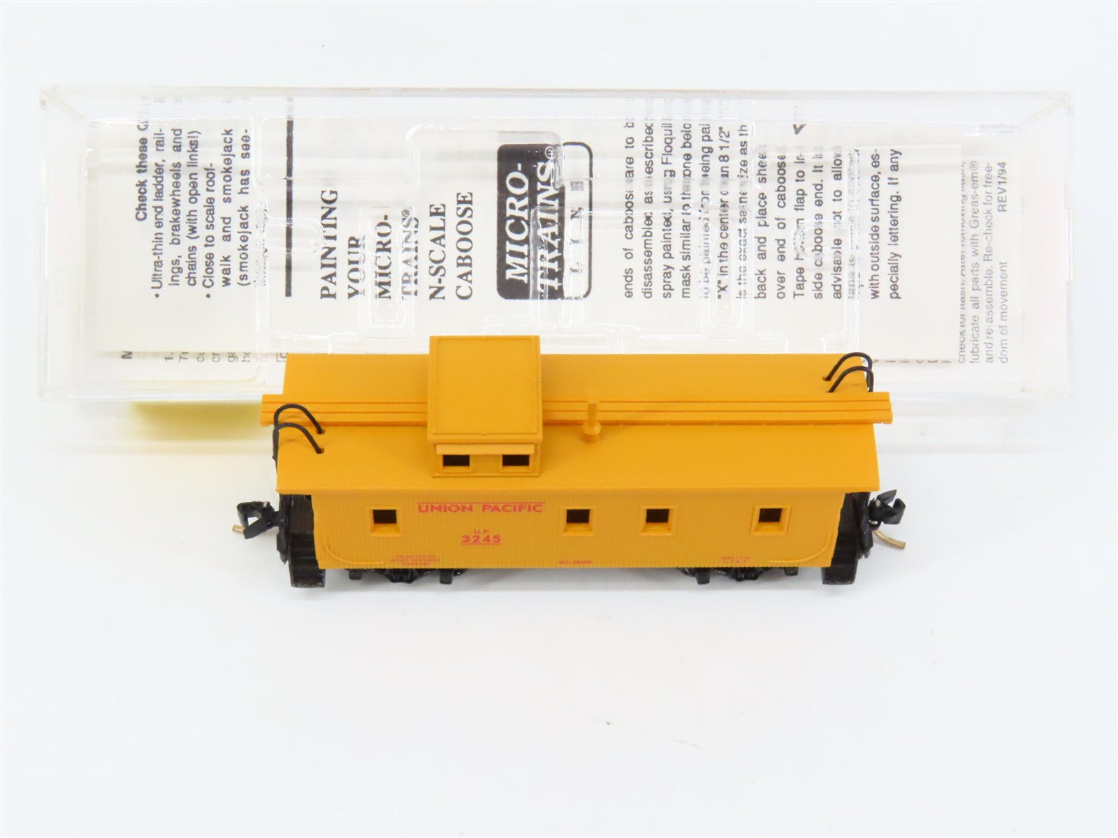 N Scale Micro-Trains MTL 50100 UP Union Pacific 34' Wood Sheathed Caboose RTR