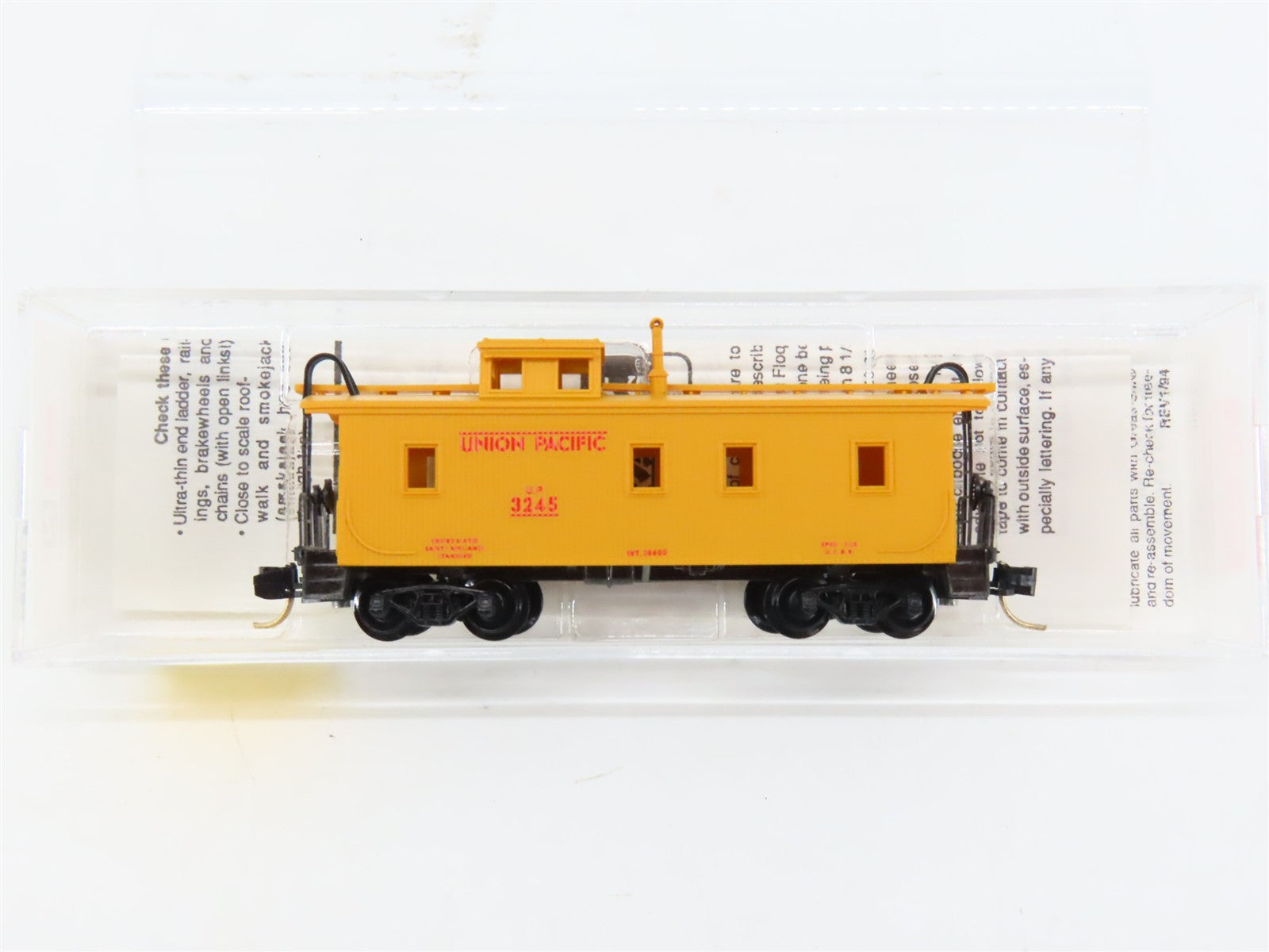 N Scale Micro-Trains MTL 50100 UP Union Pacific 34' Wood Sheathed Caboose RTR