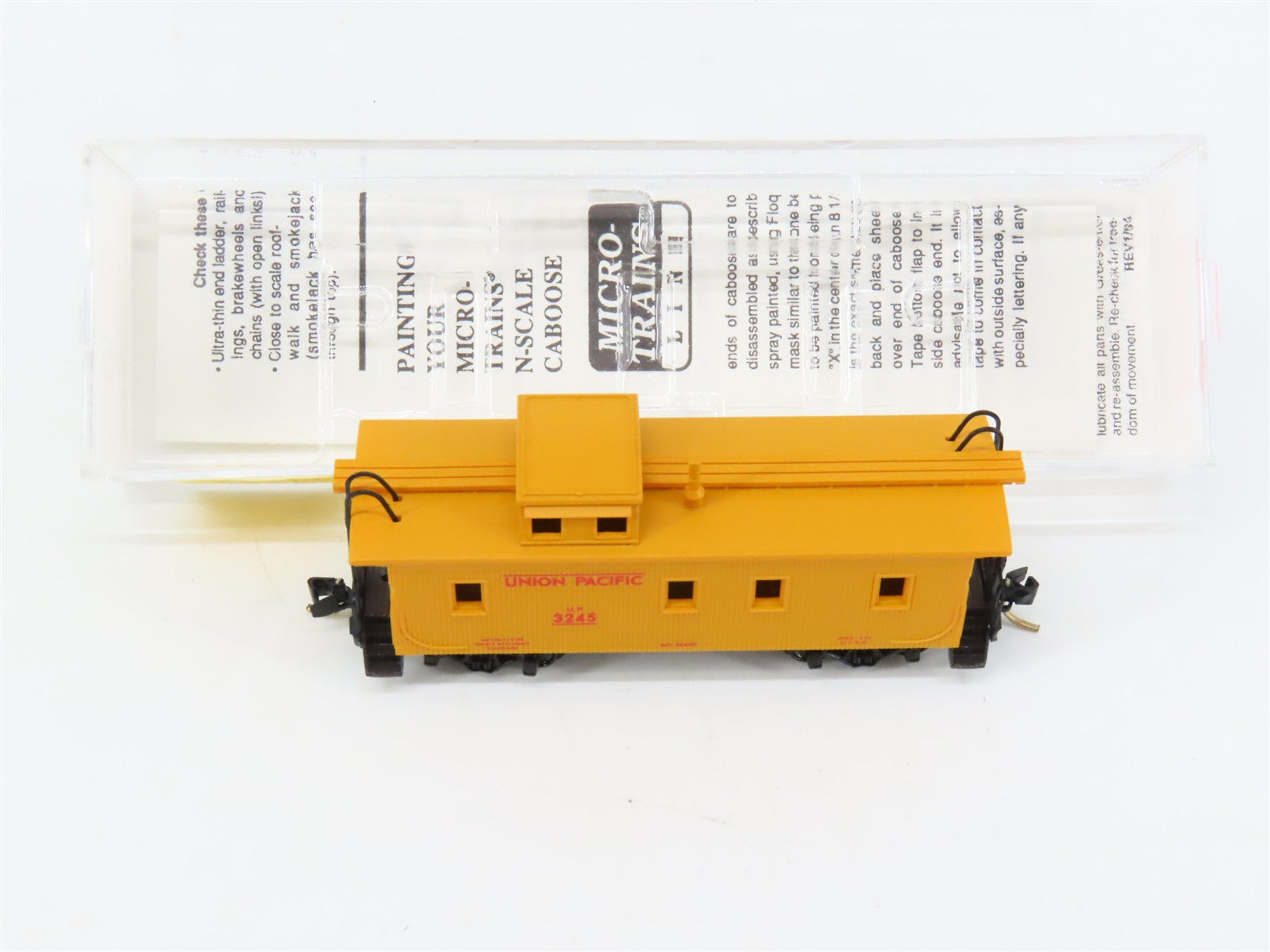N Scale Micro-Trains MTL 50100 UP Union Pacific 34' Wood Sheathed Caboose RTR