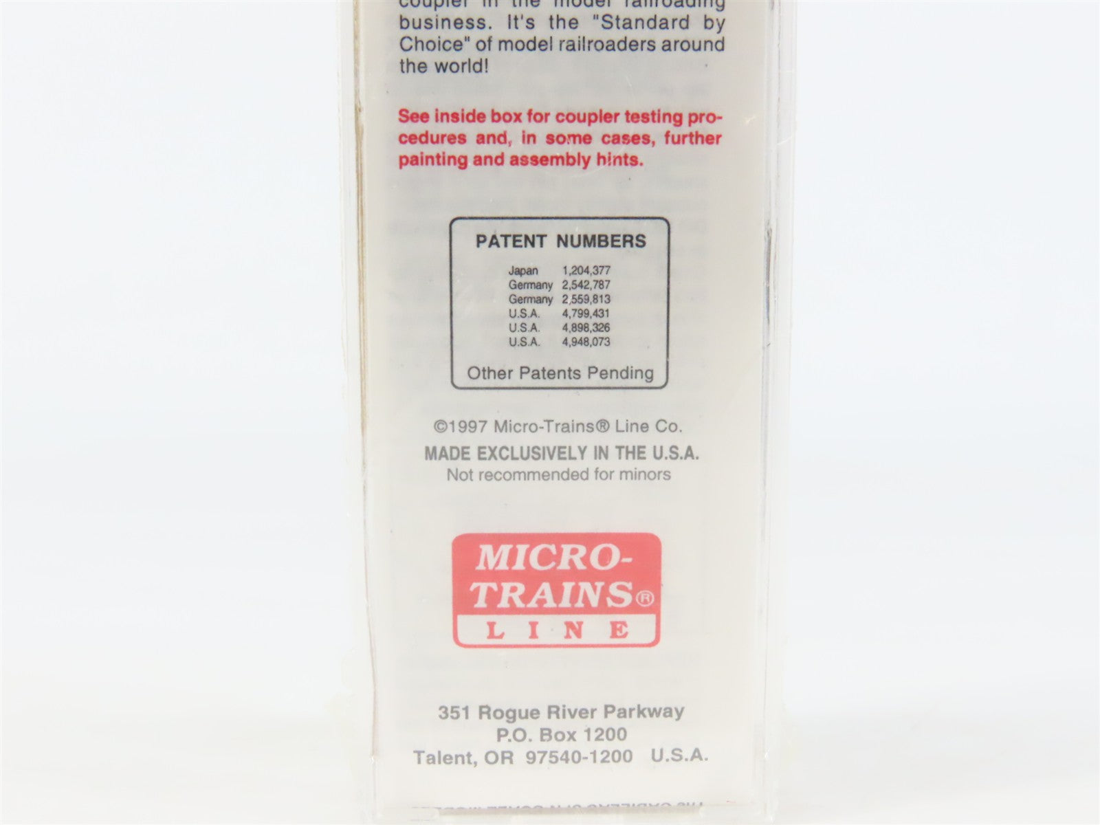 N Scale Micro-Trains MTL 50100 UP Union Pacific 34' Caboose 3246 RTR