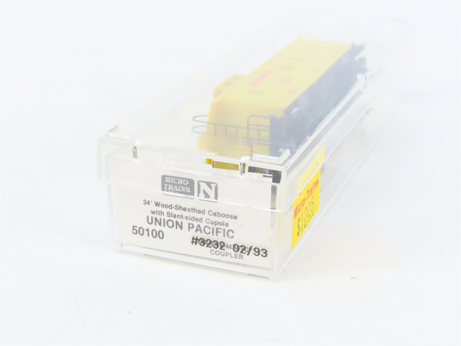 N Scale Micro-Trains MTL 50100 UP Union Pacific 34' Wood-Sheathed Caboose RTR