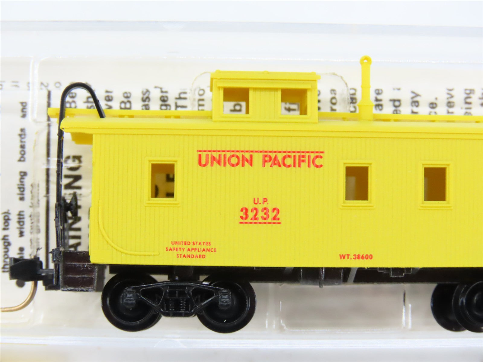N Scale Micro-Trains MTL 50100 UP Union Pacific 34' Wood-Sheathed Caboose RTR