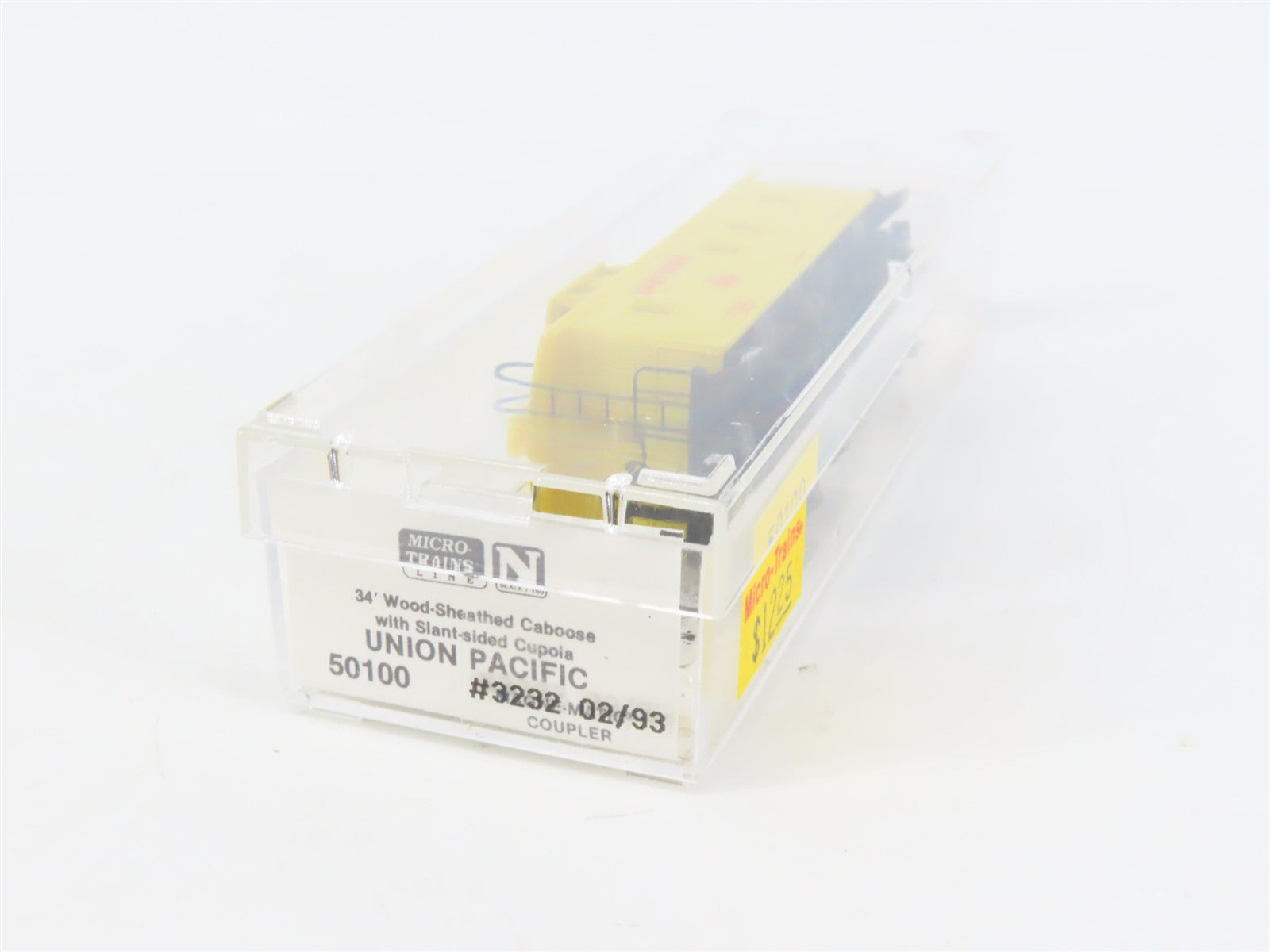 N Scale Micro-Trains MTL 50100 UP Union Pacific 34' Wood-Sheathed Caboose RTR