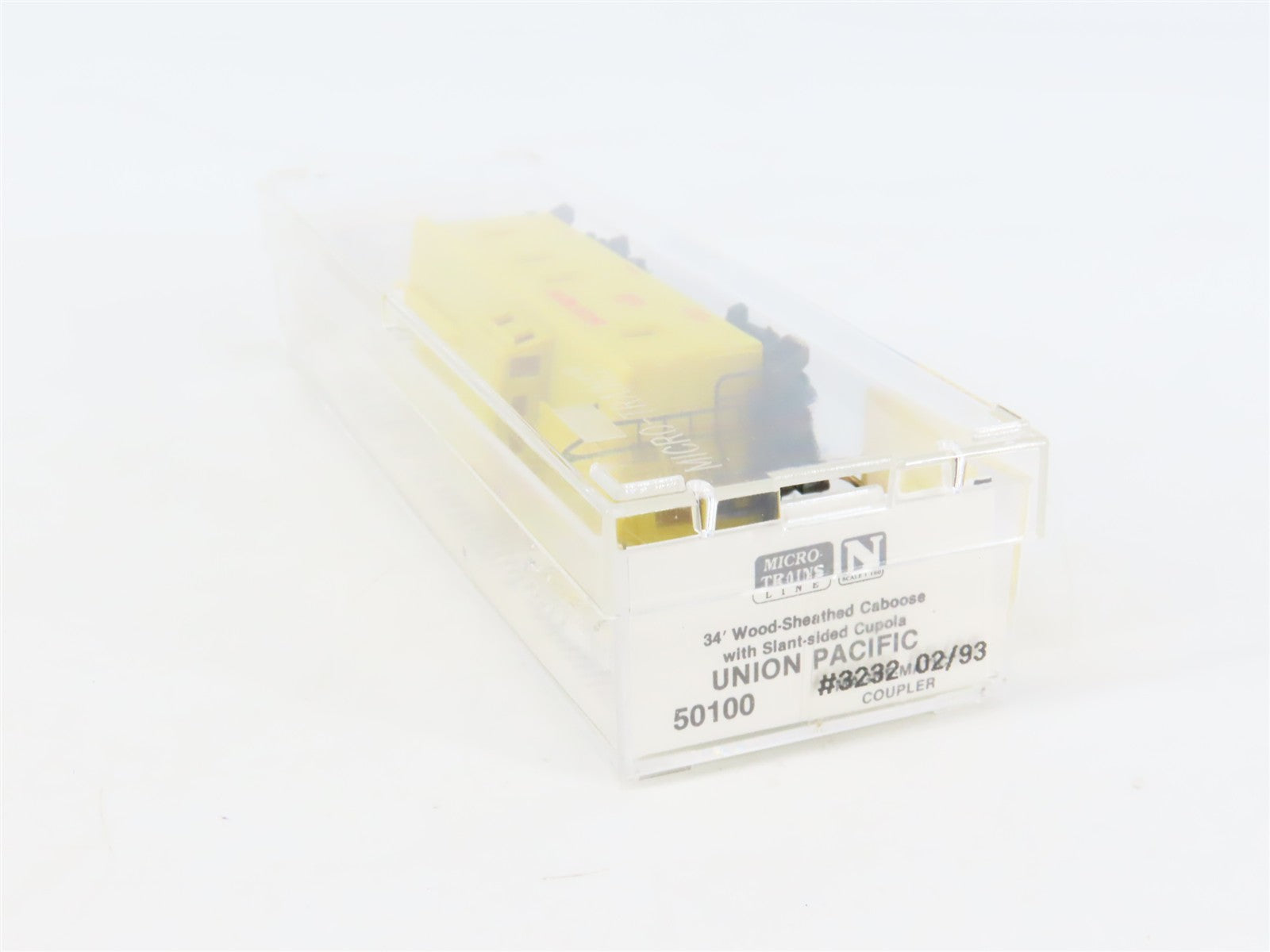 N Scale Micro-Trains MTL 50100 UP Union Pacific 34' Wood-Sheathed Caboose RTR