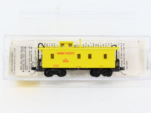 N Scale Micro-Trains MTL 50100 UP Union Pacific 34' Wood-Sheathed Caboose RTR