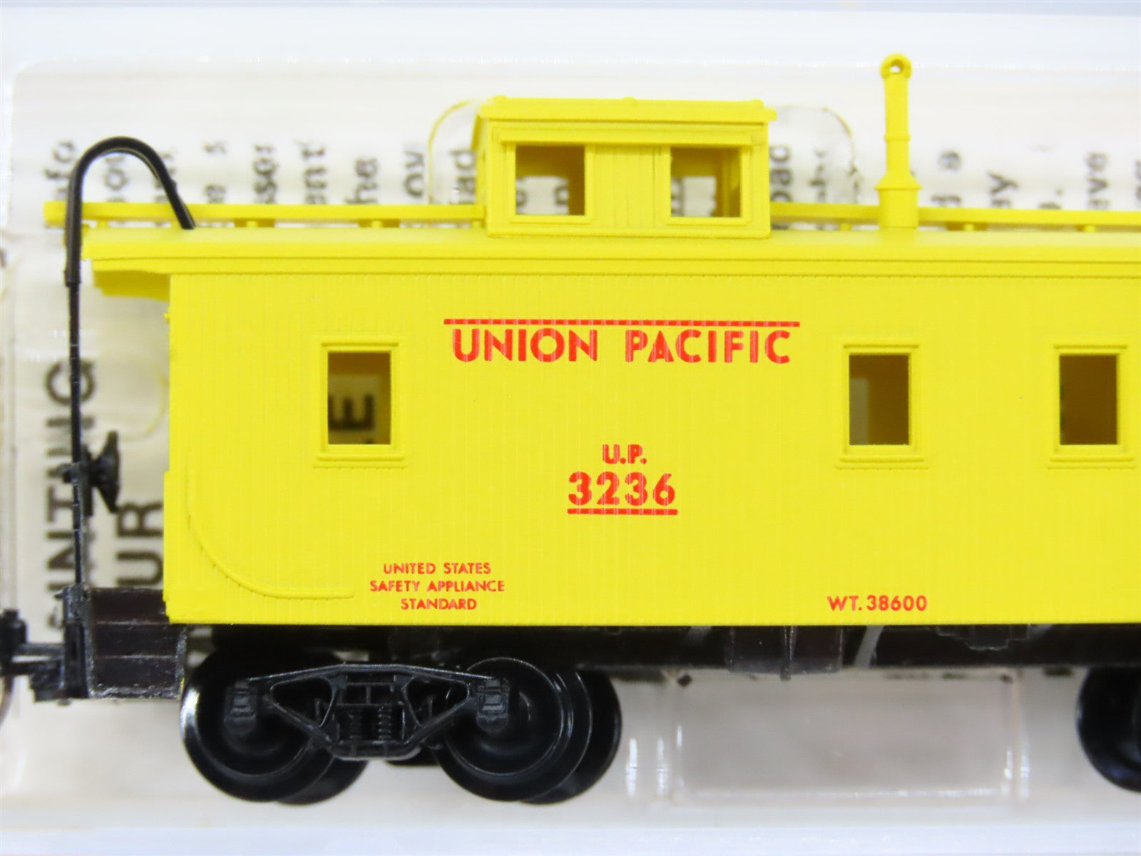 N Scale Micro-Trains MTL 50100 UP Union Pacific 34' Wood-Sheathed Caboose RTR