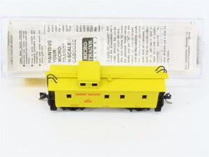 N Scale Micro-Trains MTL 50100 UP Union Pacific 34' Wood-Sheathed Caboose RTR