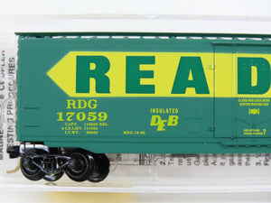 N Scale Micro-Trains MTL 32320 RDG Reading 50' Plug Door Box Car 17059 RTR