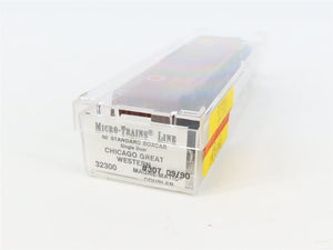 N Scale Micro-Trains MTL 32300 Chicago Great Western 50' Single Door Box Car RTR