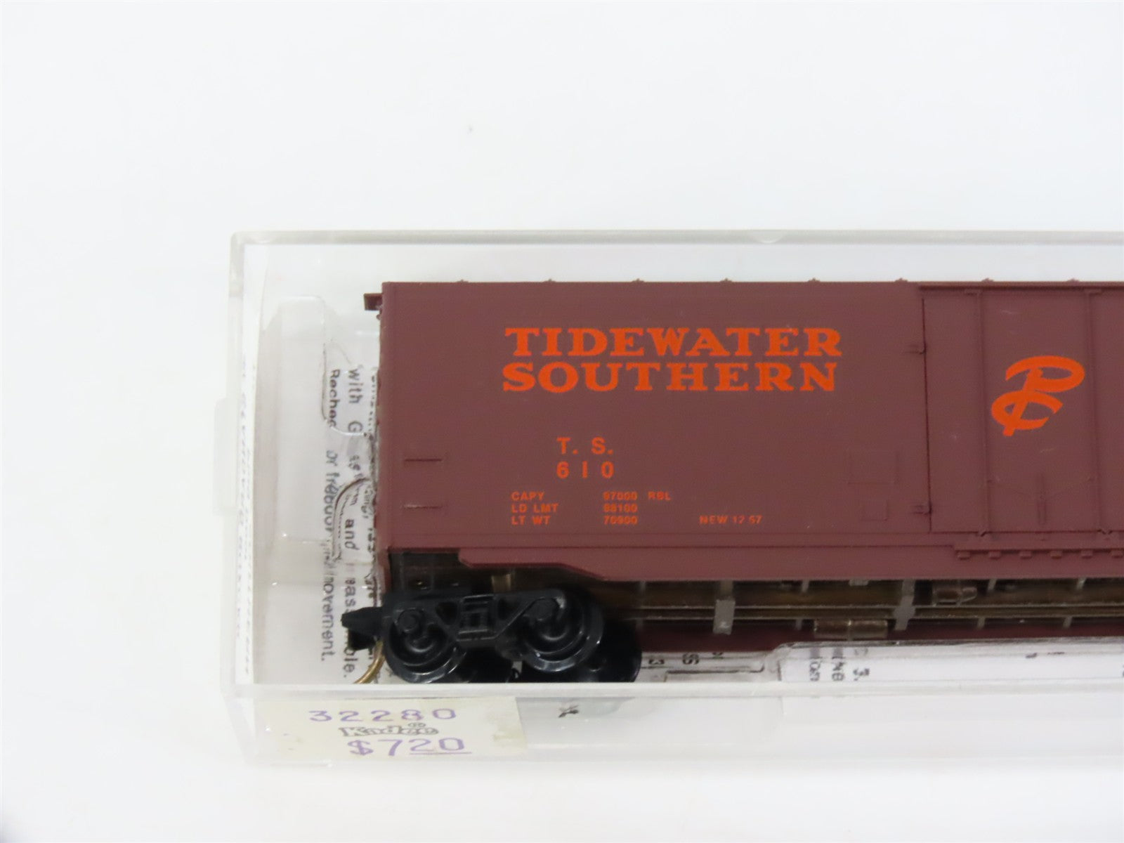 N Scale Micro-Trains MTL 32280 TS Tidewater Southern 50' Box Car 610 RTR