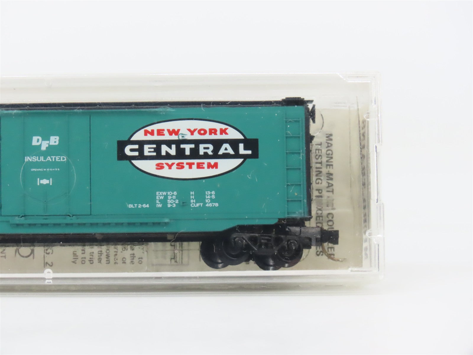 N Scale Micro-Trains MTL 32250 NYC New York Central 50' Plug Door Box Car RTR