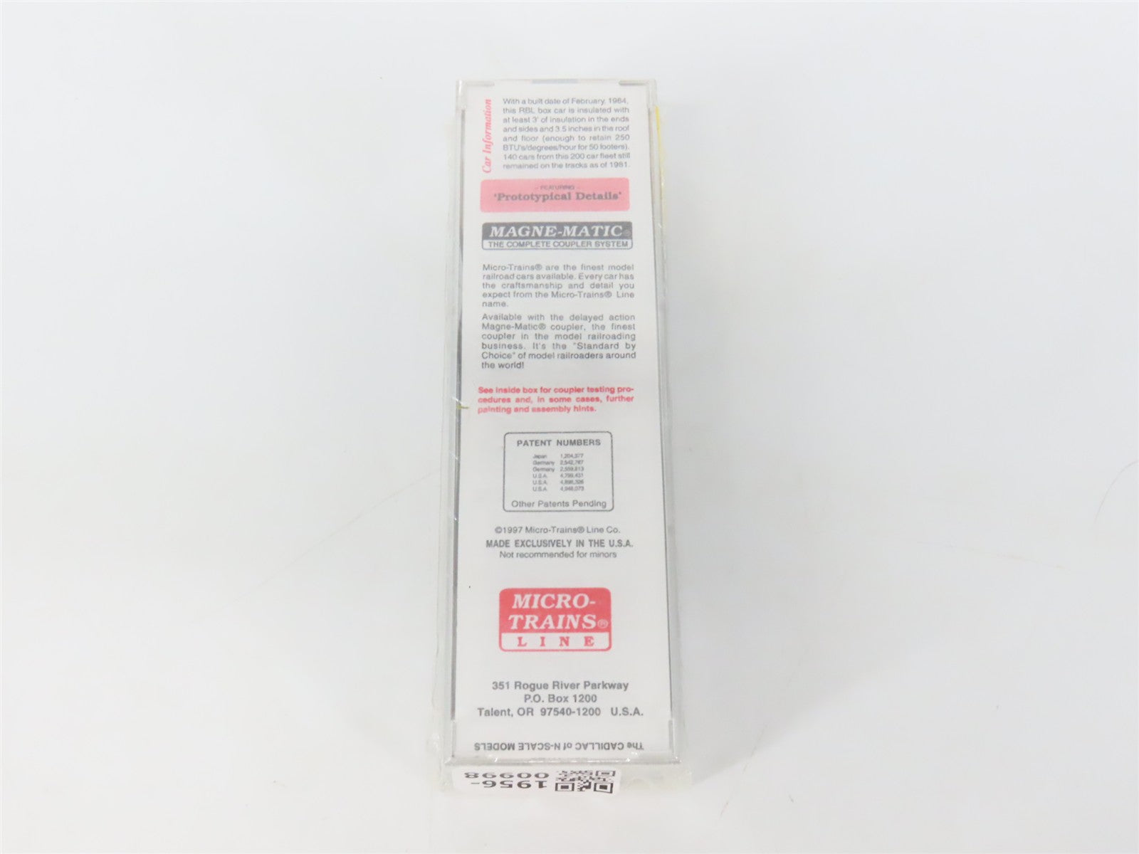 N Scale Micro-Trains MTL 32250 NYC New York Central 50' Box Car 78824 RTR