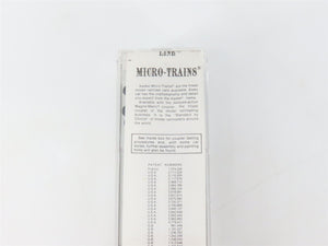 N Scale Micro-Trains MTL 32260 PGE Pacific Great Eastern 50' Box Car 4582 RTR