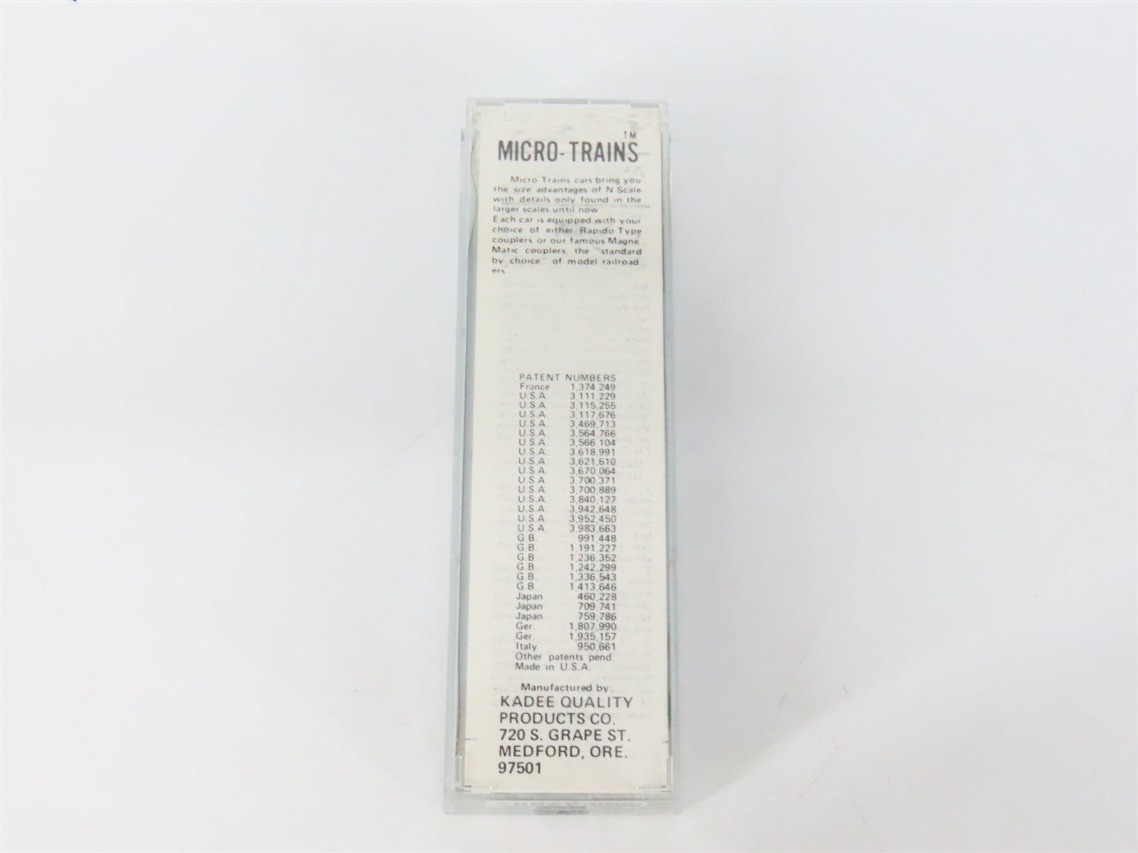 N Scale Micro-Trains MTL 33020 Richmond, Fredericksburg & Potomac Box Car RTR