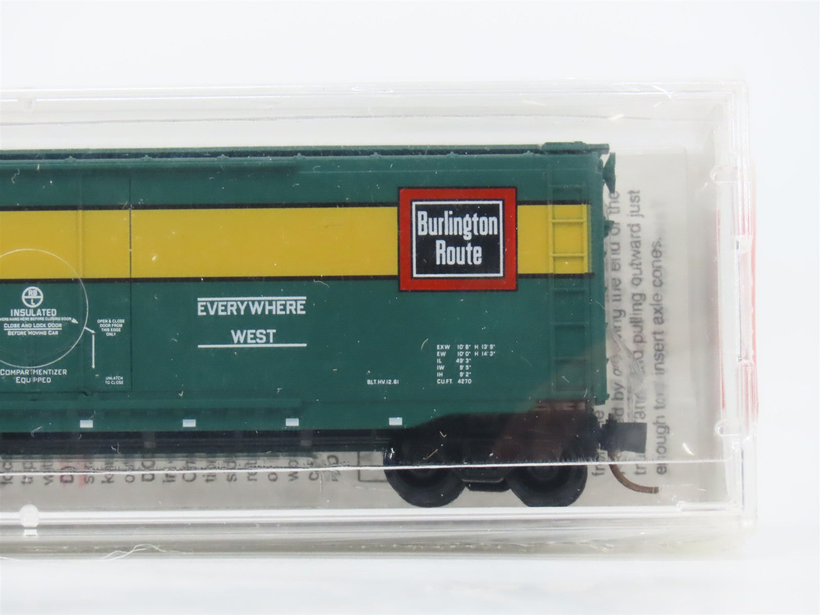 N Scale Micro-Trains MTL 32370 Chicago, Burlington & Quincy Box Car RTR