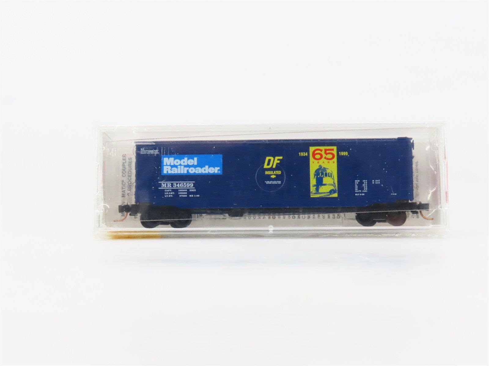 N Scale Micro-Trains MTL 32360 MR Model Railroader 50' Plug Door Box Car RTR