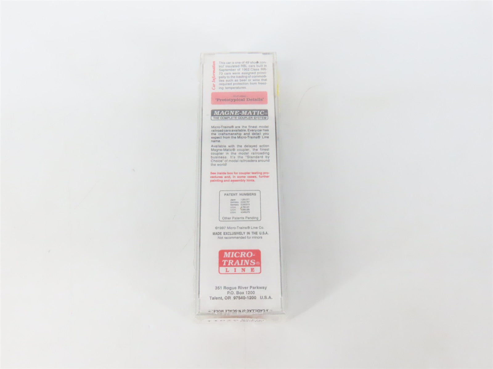 N Scale Micro-Trains MTL 32350 SFRB Santa Fe 50' Plug Door Box Car 6572 RTR